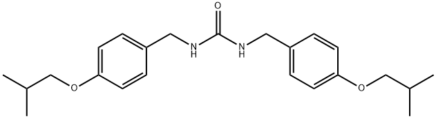 1,3-bis(4-isobutoxybenzyl)urea Structure