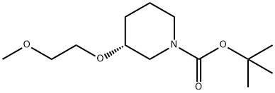 tert-butyl (3R)-3-(2-methoxyethoxy)piperidine-1-carboxylate,956324-94-0,结构式