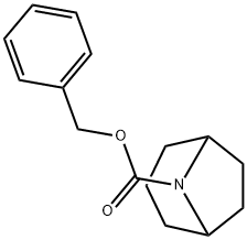 8-Azabicyclo[3.2.1]octane-8-carboxylic acid, phenylmethyl ester Structure