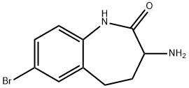 3-Amino-7-bromo-1,3,4,5-tetrahydro-benzo[b]azepin-2-one Structure