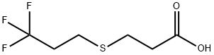 3-(3,3,3-Trifluoropropylsulfanyl)propanoic acid 结构式