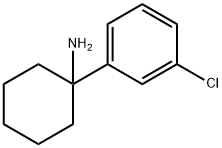 1-(3-氯苯基)环己-1-胺 结构式