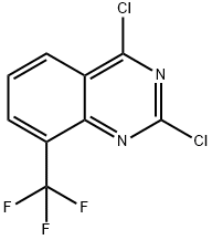 2,4-二氯-8-(三氟甲基)喹唑啉, 959237-52-6, 结构式