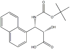 (2S,3S)-3-((叔丁氧基羰基)氨基)-2-羟基-3-(萘-1-基)丙酸, 959583-61-0, 结构式
