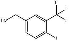 (4-Iodo-3-trifluoromethyl-phenyl)-methanol Structure