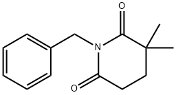 1-benzyl-3,3-dimethylpiperidine-2,6-dione Structure