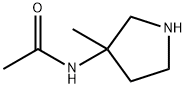 N-(3-METHYLPYRROLIDIN-3-YL)ACETAMIDE Struktur