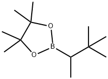 2-(3,3-dimethylbutan-2-yl)-4,4,5,5-tetramethyl-1,3,2-dioxaborolane Struktur