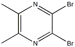 2,3-dibromo-5,6-dimethylpyrazine Structure