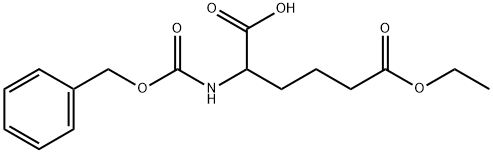 N-Cbz-RS-2-Aminoadipic acid 6-ethyl ester Structure