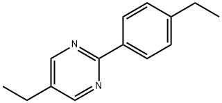 Pyrimidine, 5-ethyl-2-(4-ethylphenyl)- Structure