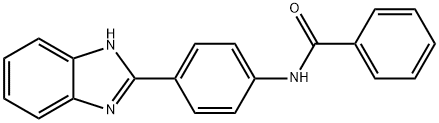 N-(4-(1H-benzo[d]imidazol-2-yl)phenyl)benzamide 结构式