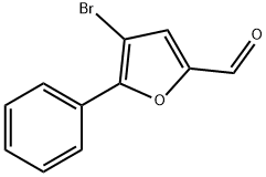 4-溴-5-苯基呋喃-2-甲醛, 99142-58-2, 结构式