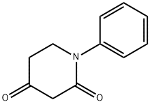 1-苯基哌啶-2,4-二酮, 99539-86-3, 结构式