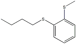 1-butylsulfanyl-2-methylsulfanylbenzene Struktur