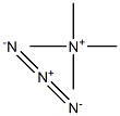 Methanaminium, N,N,N-trimethyl-, azide Struktur