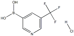(5-(Trifluoromethyl)pyridin-3-yl)boronic acid hydrochloride Structure