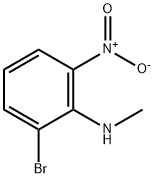 2-bromo-N-methyl-6-nitrobenzenamine Structure