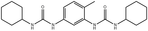 1,1'-(4-METHYL-1,3-PHENYLENE)BIS(3-CYCLOHEXYLUREA) Struktur