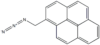 1-(叠氮基甲基)芘 结构式