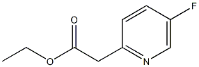 2-(5-氟吡啶-2-基)乙酸乙酯 结构式