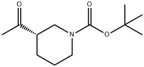 (S)-1-Boc-3-acetyl-piperidine, 1008563-06-1, 结构式