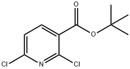 2,6-二氯烟酸叔丁酯 结构式