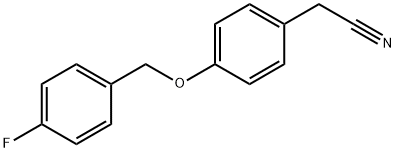 2-(4-(4-氟苄基)氧基)苯基)乙腈, 1016535-83-3, 结构式