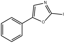 2-ヨード-5-フェニルオキサゾール 化学構造式