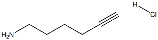 5-己炔-1-胺盐酸盐, 102169-54-0, 结构式