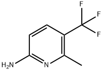 6-Methyl-5-trifluoromethyl-pyridin-2-ylamine Struktur