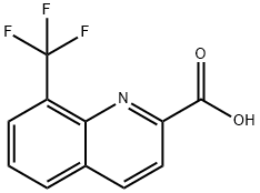 8-(三氟甲基)喹啉-2-羧酸 结构式