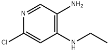 6-chloro-N4-ethyl-3,4-Pyridinediamine Struktur