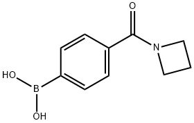 4-(Azetidine-1-carbonyl)phenylboronic Acid, 1025664-35-0, 结构式