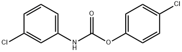 4-CHLOROPHENYL N-(3-CHLOROPHENYL)CARBAMATE Struktur
