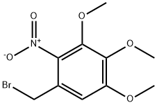 1-(bromomethyl)-3,4,5-trimethoxy-2-nitrobenzene Structure
