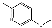 2-fluoro-5-(methylthio)pyridine Struktur