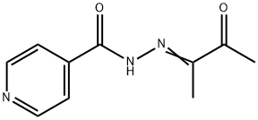 ISONICOTINIC ACID (1-METHYL-2-OXOPROPYLIDENE)-HYDRAZIDE Struktur