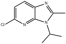 5-クロロ-3-イソプロピル-2-メチル-3H-イミダゾ[4,5-B]ピリジン 化学構造式