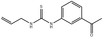 1-(3-ACETYLPHENYL)-3-ALLYL-2-THIOUREA Struktur