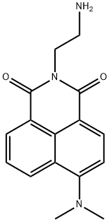 1H-Benz[de]isoquinoline-1,3(2H)-dione, 2-(2-aminoethyl)-6-(dimethylamino)- Struktur