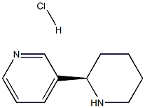 (R)-3-(哌啶-2-基)吡啶盐酸盐, 1055196-29-6, 结构式