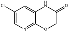 7-クロロ-1H-ピリド[2,3-B][1,4]オキサジン-2-オン 化学構造式
