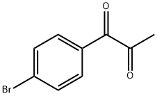1-(4-bromophenyl)propane-1,2-dione Struktur