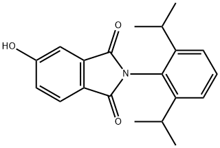 5-Hydroxy-2-(2,6-diisopropylphenyl)-1H-isoindole-1,3-dione, 105624-86-0, 结构式