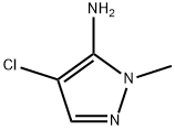 4-氯-1-甲基-1H-吡唑-5-胺, 105675-84-1, 结构式