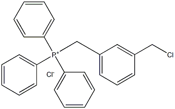(3-Chloromethylbenzyl)triphenylphosphonium chloride, 1059041-55-2, 结构式