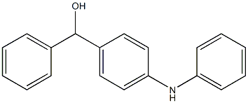 4-アニリノベンズヒドリルアルコール 化学構造式