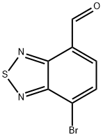 7-溴-4-醛基苯并[C][1,2,5]噻二唑,1071224-34-4,结构式