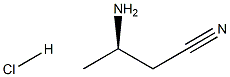 (R)-3-氨基丁腈盐酸盐 结构式